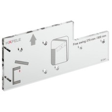Drilling Jig for Free Swing Fittings for pilot drilling of the cabinet side components For Free Swing fittings only