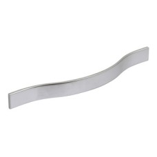 Bow Handle Zinc Alloy Fixing Centres 128 mm Jackson Polished nickel