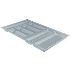Plastic Cutlery Insert for Nominal Depth 500 mm for Cabinet Width 300-1000 mm With horizontal cutlery compartments Size 100/60 for cabinet width 1000 mm