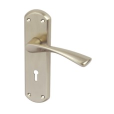 Lever Handles on Backplates for Latch Zinc Alloy Olton Designed for interior doors Polished chrome