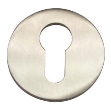 Escutcheons for Startec Lever Handles Euro Profile Cylinder Ø 52 mm Stainless Steel Polished