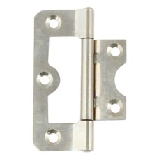 Flush Hinge Mild Steel 104 Hurlinge Length x width: 60 x 26 mm flap thickness 1.2 mm bright zinc