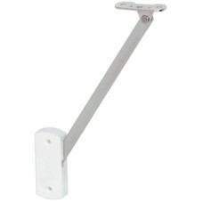 Lid Stay with Plastic Catch Housing for Wooden Flaps Plastic stop housing Length 200 mm left hand mounting