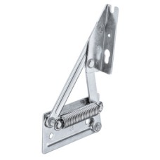Bench Seat Hinge with Spring Steel For seat tops weighing 8 kg or 12 kg max Weight 12 kg blue zinc galvanized spring