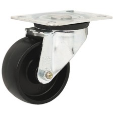 Swivel Single Wheel Castor without Brake Wheel Ø 80-125 mm 100 mm Plate Fixing with screw-on plate Wheel Ø 80 mm load capacity 100 kg