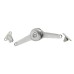 Flap/Lid Stay Complete Set Duo Standard Light version opening angles: 75° 90° or 110° For Hospa screws distance from edge 28 mm nickel plated