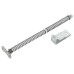 Flap-Ex Flap Hinge for Door Fronts Hinged at Base Particularly suitable for installation in cabinets with front flaps White plastic