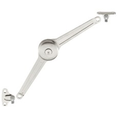 Flap/Lid Stay Complete Set Duo Standard 3666 Heavy version opening angles: 75° 90° or 110° For Hospa screws distance from edge 28 mm nickel plated
