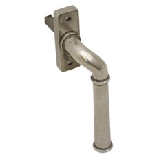 Window Handle for Espagnolette Bolts Solid Pewter Lamont Left hand