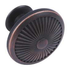 Knob Zinc Alloy Crawford Oil rubbed bronze Ø 35 mm