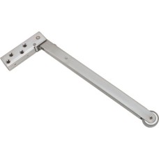 Door Co-ordinator for Outward Opening External Doors Stainless Steel Brushed