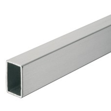 Wardrobe Rail Square Length 2000 mm Height 25 mm Width 15 mm Matt brushed finish