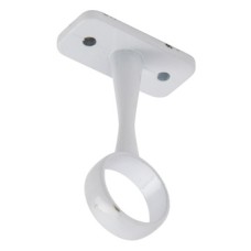 Rail Centre Bracket Ø 19 mm Zinc Alloy White finish