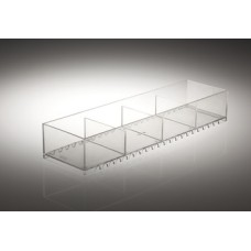 Organiser Tray Plastic Jolly Smoked brown finish