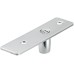 Patch Fitting Set Self Closing with Ceiling Bearing and Bottom Pivot Startec For double action doors Matt stainless steel finish