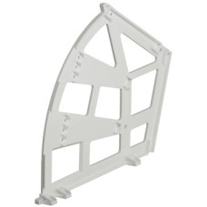 Shoe Rack Fitting Set Suitable for 3 Shelves For screw mounting to drawer front White (RAL 9010) finish