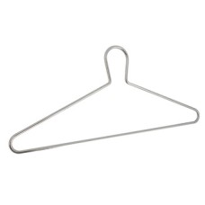 Coat Hanger Anti-Theft Width 420 mm For use with max. Ø 40 mm wardrobe rail Black epoxy coated finish