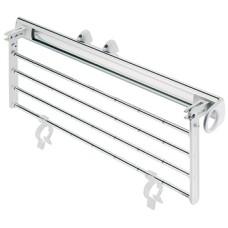 Pull out Rails for Ties Trousers and Skirts Aluminium rail with plastic rack/clips White rack