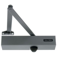 Door Closer Overhead Cast Aluminium Body Briton 20003E Silver powder coated