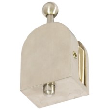 Locking Bolt for Glass Doors Modulo Metalglas Satin nickel plated