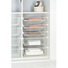 Wardrobe Basket Depth 494 mm Load Capacity 15 kg Steel For cabinet width 1000 mm basket width 936 mm x basket height 175 mm