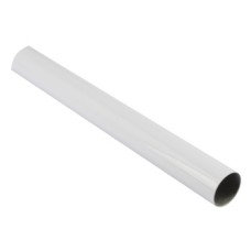 Wardrobe Rail Length 914-2438 mm Ø 19-25 mm White powder finish Diameter Ø 19 mm length 2438 mm