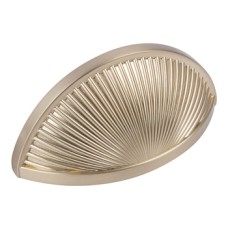 Cup Pull Handle Zinc Alloy Fixing Centres 76 mm Crawford Golden champagne