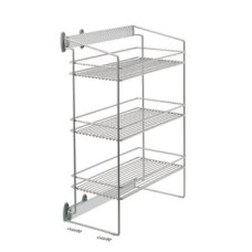 Pull Out Unit 2 Tier for Dream Range Vibo Side mounted Silver frame and baskets
