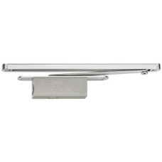 Soft and Self Closing Mechanism for Doors Geze ActiveStop Concealed Silver coloured