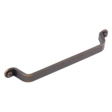 D Pull Handle Zinc Alloy Fixing Centres 160 mm Button Antique bronze
