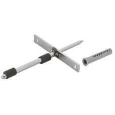 Concealed Shelf Support Press-Fit with Mounting Plate for Installation into Masonry Walls For concealed mounting of shelves size: 12 mm for min. shelf thickness: 22 mm