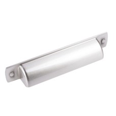 Cup Pull Handle Zinc Alloy Fixing Centres 96 mm Rochdale Satin nickel - fixing centres 96 mm