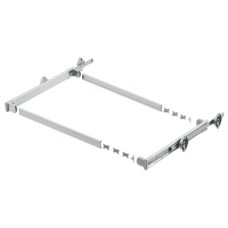 Wardrobe Pull Out Basket for Cabinet Width 400-1000 mm Full extension ball bearing runners For cabinet width 500 mm width 464 mm