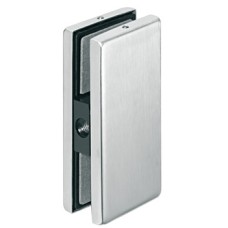 Patch Fitting Glass Connection Fitting with M8 Thread Startec For glass double action doors Matt stainless steel finish