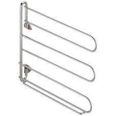 Tie and Belt Rack Height 270 mm Width 30 mm Depth 300 mm Swivels 90° Chrome plated finish