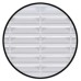 Ventilation Grille for Recess Mounting White Plastic Straight-edged Ventilation area 150 cm2 length 299 mm recessed length 275 mm height 120 mm recessed height 96 mm