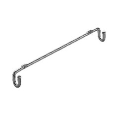 Door Front Mounting Rail for use with Laundry Baskets Rail length 170 mm