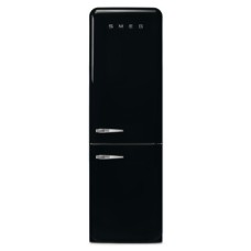 Fridge-Freezer Freestanding Total Capacity 365 Litres Smeg 50’s Style FAB32RBL5UK - Black right hand hinge