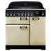 Range Cooker Electric Induction 900 mm Rangemaster Elan Deluxe 90 ELA90EICR/ - Cream Chrome Trim