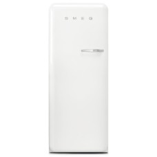 Fridge-Freezer Freestanding with Ice Compartment Total Capacity 281 Litres Smeg 50’s Style FAB28LWH5UK - White left hand hinge
