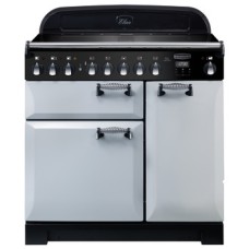 Range Cooker Electric Induction 900 mm Rangemaster Elan Deluxe 90 ELA90EIRP/ - Royal Pearl Chrome Trim