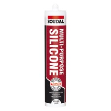 Multi-Purpose Sealant Tube 270 ml Soudal Silicone Clear
