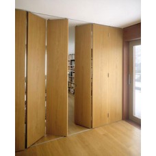 Fitting Set for Folding Interior Doors Hawa-Variofold 80/H Top hung system Set 1 - Basic set (2 doors) with pivot bearing and guide
