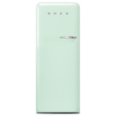 Fridge-Freezer Freestanding with Ice Compartment Total Capacity 281 Litres Smeg 50’s Style FAB28LPG5 - Pastel green left hand hinge