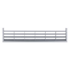Ventilation Grille for Recess Mounting Length 367 mm Height 79 mm For fitting into top of plinths Stainless steel finish new number for 559.99.050