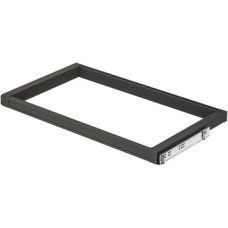 Pull Out Frame Häfele Dresscode For side panel thickness of 16 mm Width B 926 mm for cabinet width 1000 mm umber grey RAL 7022