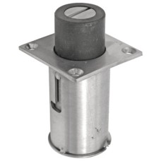 Door Holder and Stop Floor Mounted Locking or Non-Locking Depress stop to hold door open or close door Locking satin