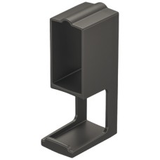 Hook for Straight-Edged Wardrobe Rail Häfele Dresscode Plastic Umber grey