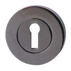 Escutcheons Standard Keyway Ø 53 mm Zinc Alloy Black nickel