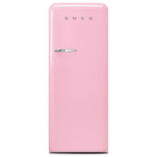 Fridge-Freezer Freestanding with Ice Compartment Total Capacity 281 Litres Smeg 50’s Style FAB28RPK5 - Pink right hand hinge